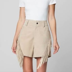 Blank NYC fringe shorts